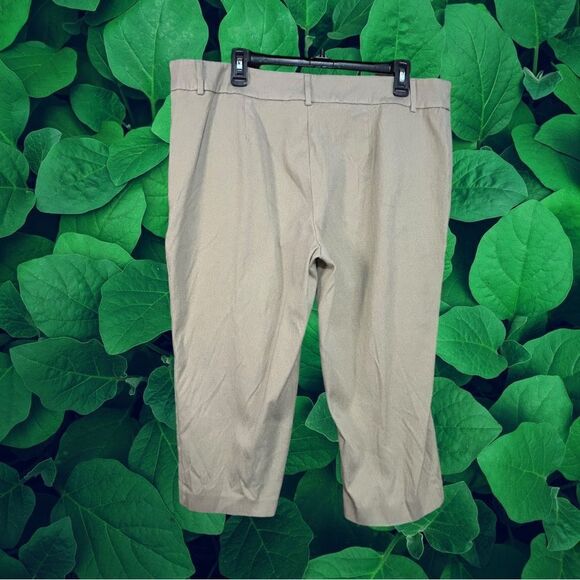5 for $25🔥Time and Tru Nude Cropped Khaki Pants Size 18 - Picture 2 of 4